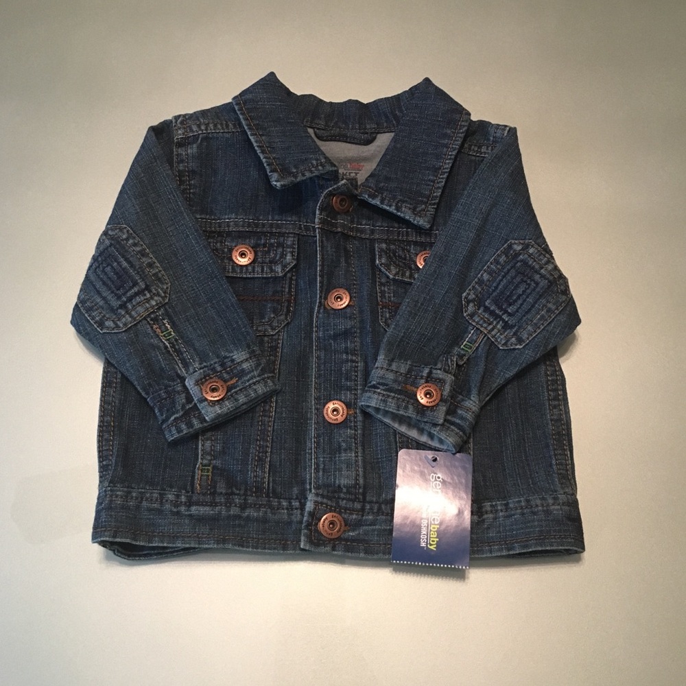 NWT: Genuine Kids from OshKosh Light Denim Jacket